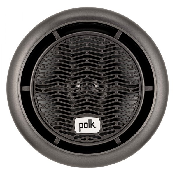 Polk Audio® - Ultramarine Series 200W 2-Way 4-Ohm 7.7" Gray Flush Mount Speakers, Pair