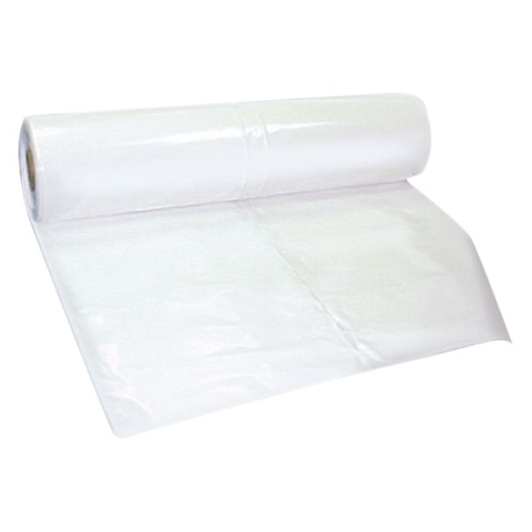 Poly-America® - 186' L x 32' W 7 mil White Plastic Sheeting