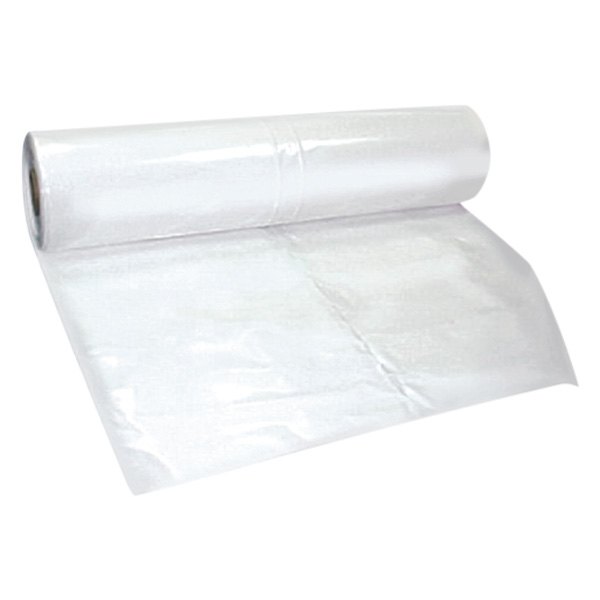 Poly-America® - 89' L x 20' W 1 mil White Plastic Sheeting