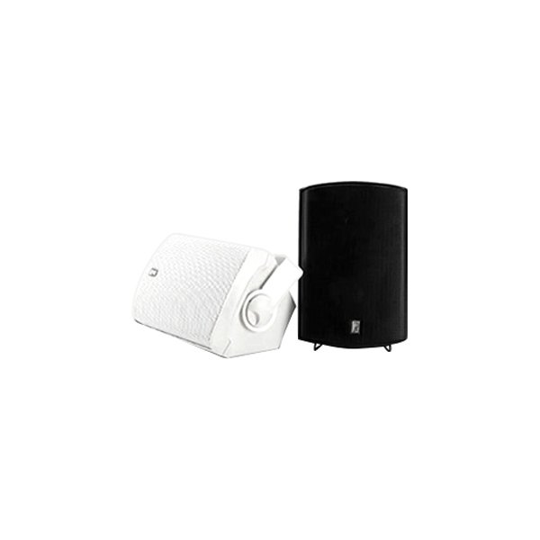 Poly-Planar® - 100W 2-Way 4-Ohm 7-11/16" x 5-1/8" x 4-11/16" White Box Speakers, Pair
