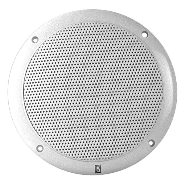 Poly-Planar® - 80W 2-Way 4-Ohm 4" White Flush Mount Speakers, Pair