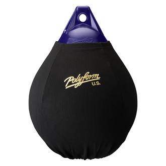 Polyform US® 34-943-210 - Elite Series 17" D x 23" L Black Polyester Fender Cover