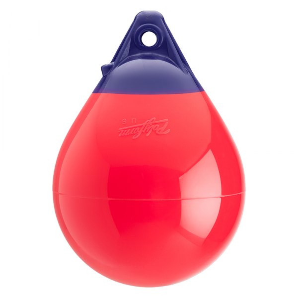 Polyform US® - A-0 Series 8" D x 11.5" L Red One Eye Round Inflatable Buoy