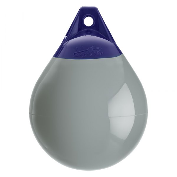 Polyform US® - A-2 Series 14.5" D x 19.5" L Gray One Eye Round Inflatable Buoy