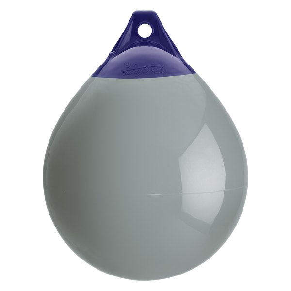 Polyform US® - A-3 Series 17" D x 23" L Gray One Eye Round Inflatable Buoy
