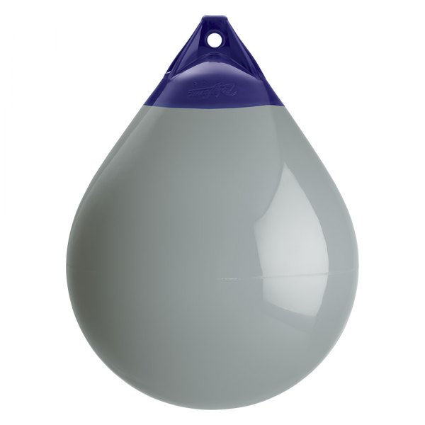 Polyform US® - A-5 Series 27" D x 36" L Gray One Eye Round Inflatable Buoy
