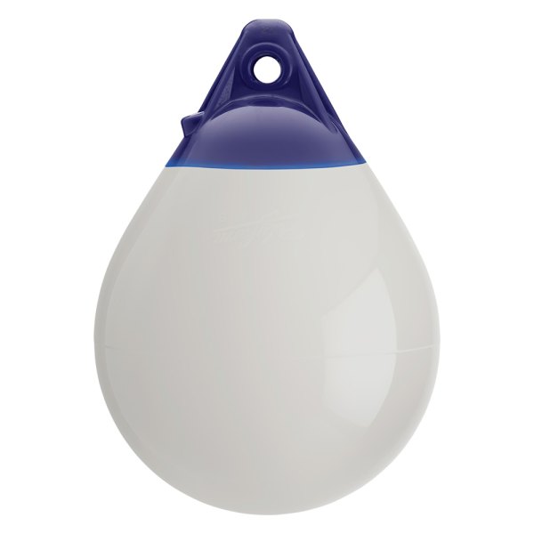 Polyform US® - A-0 Series 8" D x 11.5" L White One Eye Round Inflatable Buoy