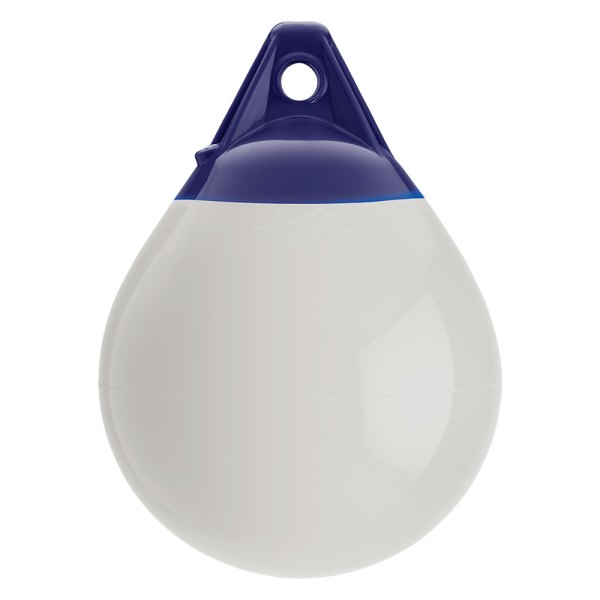 Polyform US® - A-1 Series 11" D x 15" L White One Eye Round Inflatable Buoy