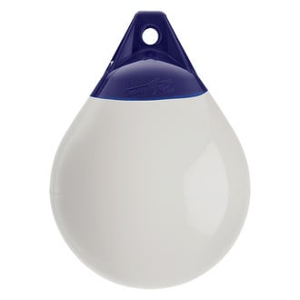 Polyform US® - A-2 Series 14.5" D x 19.5" L White One Eye Round Inflatable Buoy