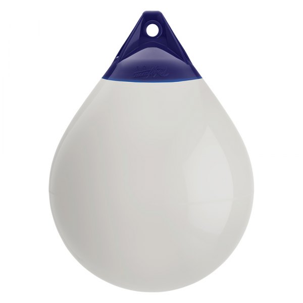 Polyform US® - A-4 Series 20.5" D x 27" L White One Eye Round Inflatable Buoy