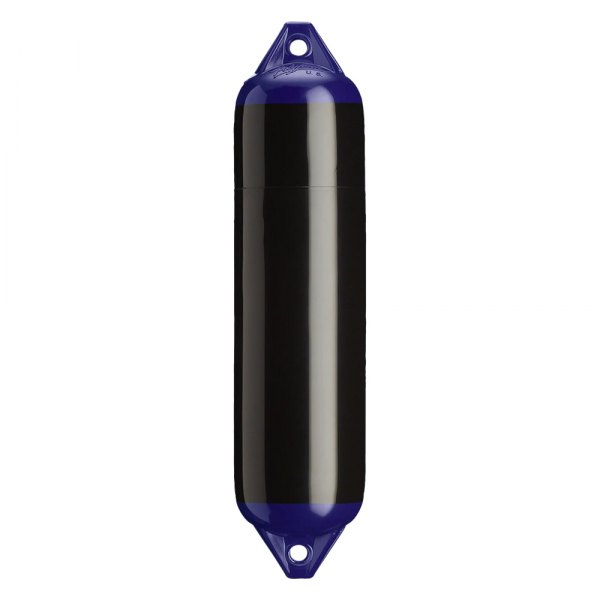 Polyform US® - F-1 Series 6" D x 24" L Black Twin Eye Cylindrical Inflatable Fender