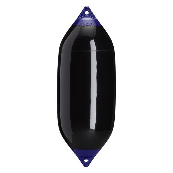 Polyform US® - F-7 Series 15" D x 41" L Black Twin Eye Cylindrical Inflatable Fender