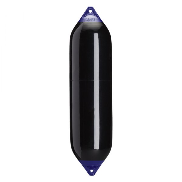 Polyform US® - F-8 Series 15" D x 58" L Black Twin Eye Cylindrical Inflatable Fender