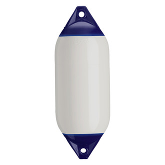 Polyform US® - F-5 Series 11" D x 30" L White Twin Eye Cylindrical Inflatable Fender