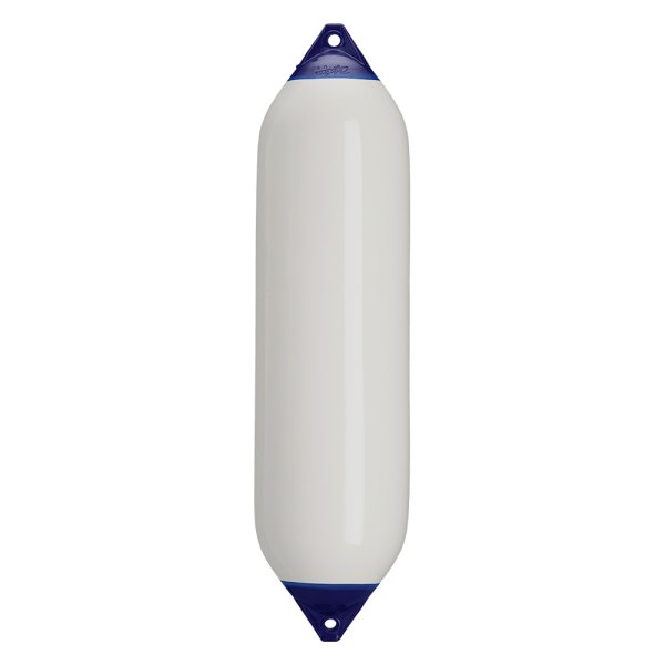 Polyform US® - F-8 Series 15" D x 58" L White Twin Eye Cylindrical Inflatable Fender