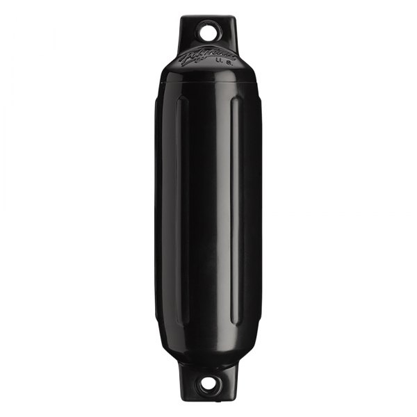 Polyform US® - G-1 Series 3.5" D x 12.8" L Black Twin Eye Cylindrical Inflatable Fender