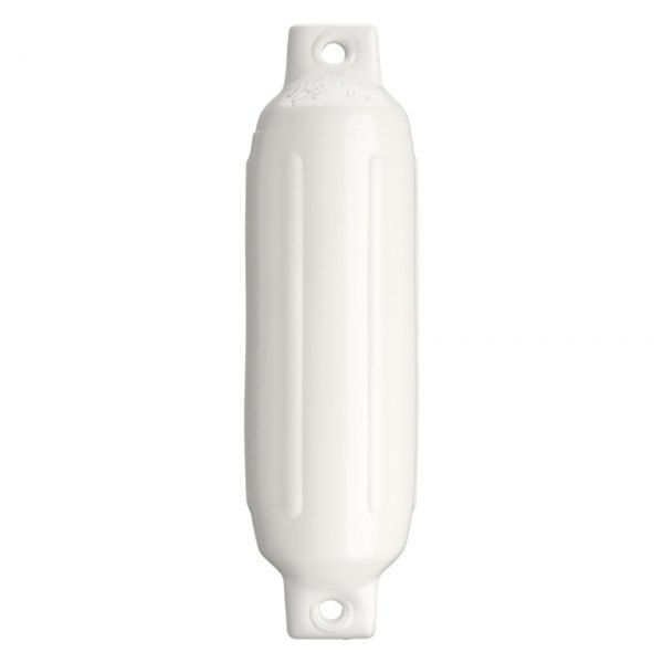 Polyform US® - G-1 Series 3.5" D x 12.8" L White Twin Eye Cylindrical Inflatable Fender
