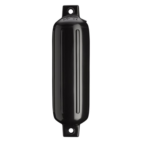 Polyform US® - G-3 Series 5.5" D x 19" L Black Twin Eye Cylindrical Inflatable Fender with Air Adaptor