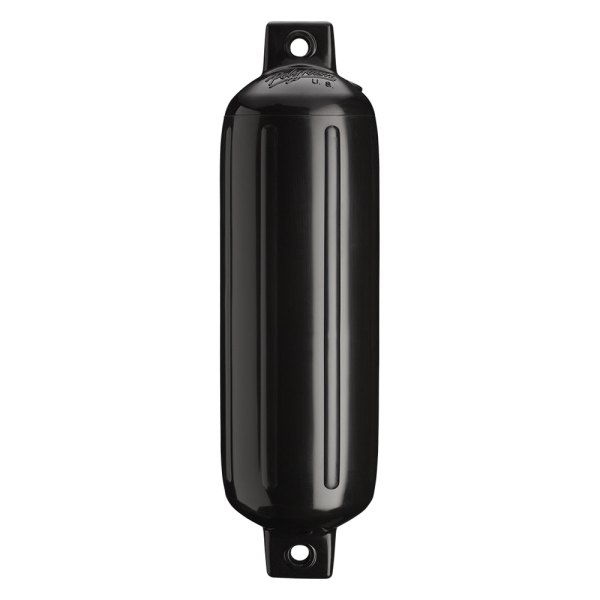 Polyform US® - G-4 Series 6.5" D x 22" L Black Twin Eye Cylindrical Inflatable Fender