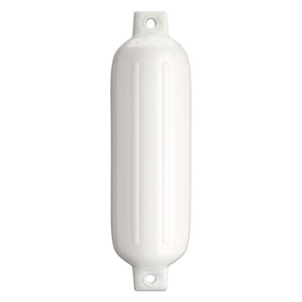 Polyform US® - G-4 Series 6.5" D x 22" L White Twin Eye Cylindrical Inflatable Fender