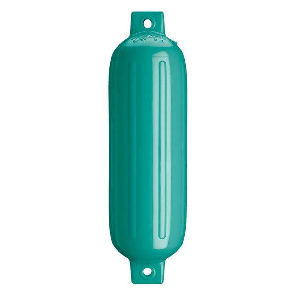 Polyform US® - G-4 Series 6.5" D x 22" L Teal Twin Eye Cylindrical Inflatable Fender