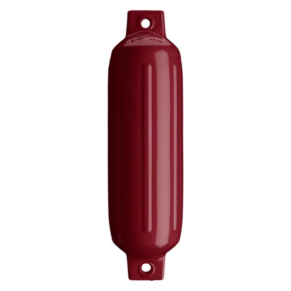 Polyform US® - G-2 Series 4.5" D x 15.5" L Burgundy Twin Eye Cylindrical Inflatable Fender
