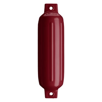 Polyform US® - G-2 Series 4.5" D x 15.5" L Burgundy Twin Eye Cylindrical Inflatable Fender