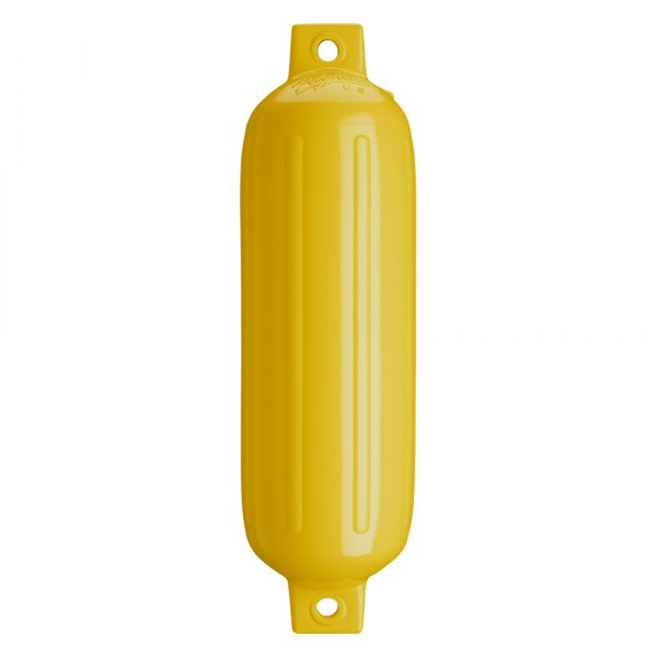 Polyform US® - G-4 Series 6.5" D x 22" L Yellow Twin Eye Cylindrical Inflatable Fender