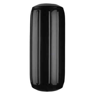 Polyform US® - HTM-2 Series 8.5" D x 20.5" L Black Line Through Center Cylindrical Inflatable Fender with Air Adaptor