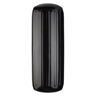 Polyform US® - HTM-4 Series 13.5" D x 34.8" L Black Line Through Center Cylindrical Inflatable Fender with Air Adaptor