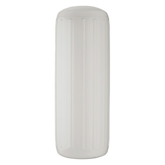Polyform US® - HTM-4 Series 13.5" D x 34.8" L White Line Through Center Cylindrical Inflatable Fender