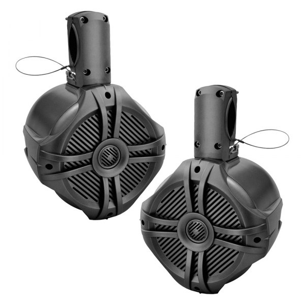 Power Acoustik® - 500W 2-Way 4-Ohm 6.5" Black Wake Tower Speakers, Pair