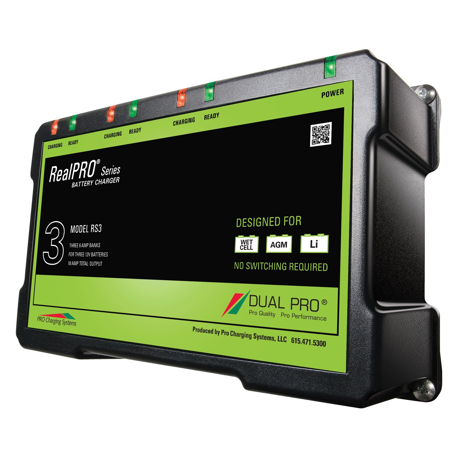 Pro Charging Systems® RS3 RealPro Series Waterproof Battery Charger
