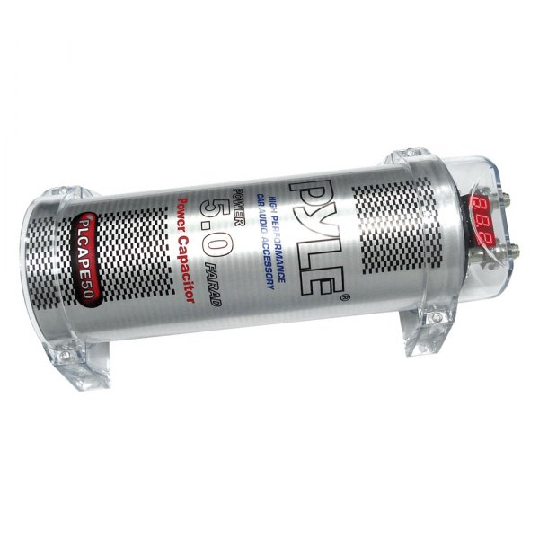 Pyle® - 5.0 Farad Power Capacitor with Display & Status Indicator