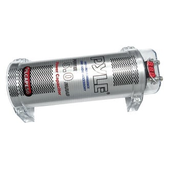 Pyle® - 5.0 Farad Power Capacitor with Display & Status Indicator