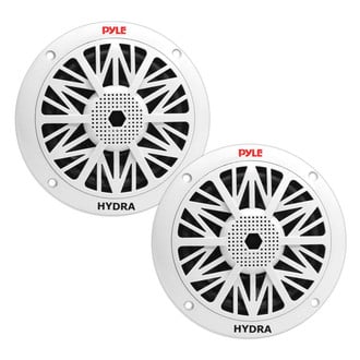 Pyle® - 150W 2-Way 5.25" White Flush Mount Speakers, Pair