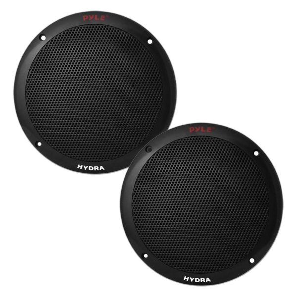 Pyle® - 400W 2-Way 6.5" Black Flush Mount Speakers, Pair