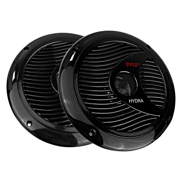 Pyle® - 150W 2-Way 6.5" Black Flush Mount Speakers, Pair