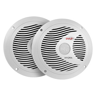 Pyle® - 150W 2-Way 6.5" White Flush Mount Speakers, Pair