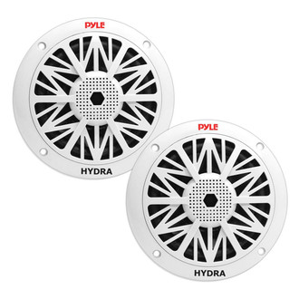 Pyle® - 200W 2-Way 6.5" White Flush Mount Speakers, Pair