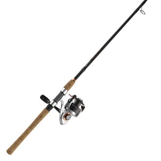 Quantum Strategy Spinning Reel and 2-Piece Fishing Rod Combo, IM7 Graphite Rod  with Cork Handle