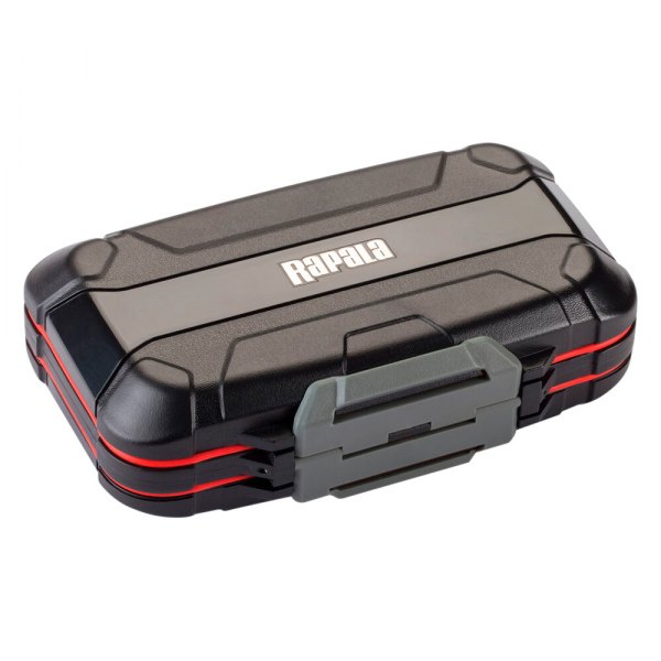 Rapala® - Medium 6.75"L x 4"W x 2"H Black Plastic Tackle Utility Box