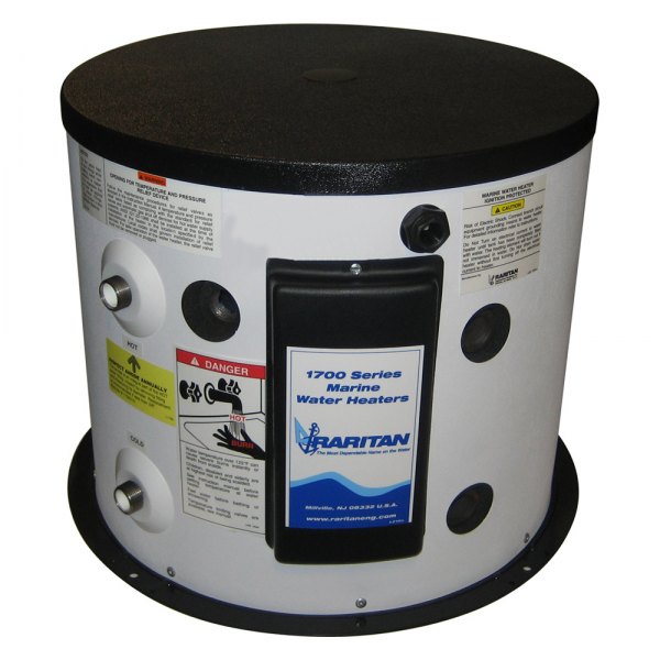 Raritan® - 12 gal 120 V 1250 W Round Water Heater with Heat Exchanger