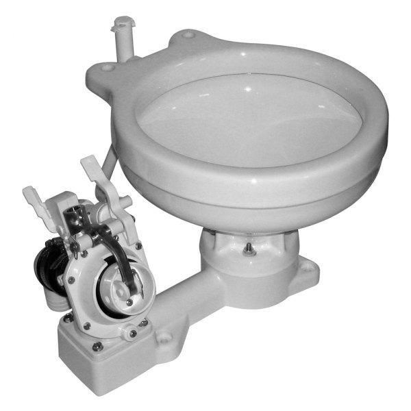 Raritan® - Household Bowl Left Hand Operation Toilet with Manual Pump