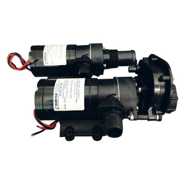 Raritan® - 24 V 660 GPH Electric Macerator Impeller Waste Pump with Barb Adapter