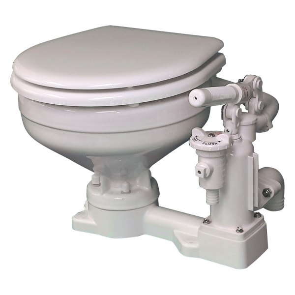 Raritan® - Super Flush Marine Manual Toilet w/o Soft Close Seat