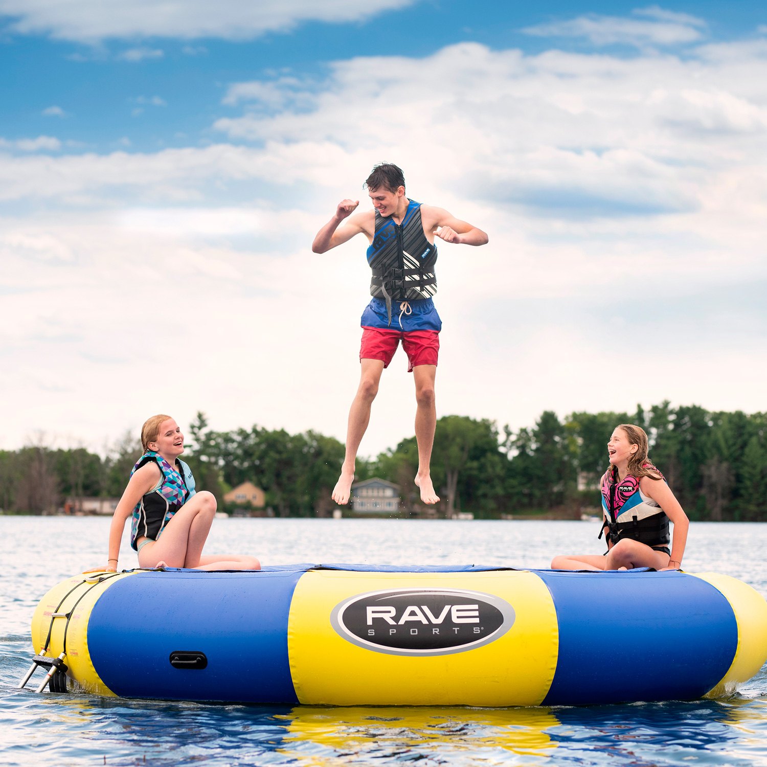 RAVE Sports® 00120 - Aqua Jump Eclipse 12' Water Trampoline -