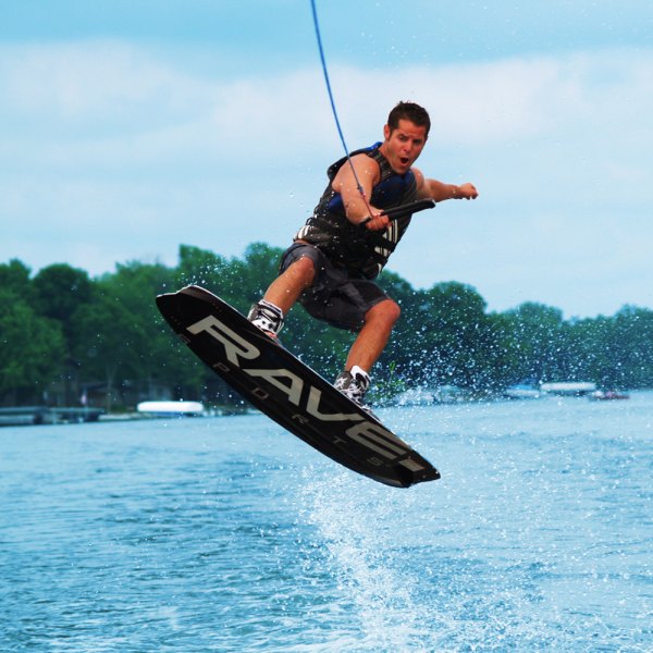 RAVE Sports® - Freestyle 139 cm Blue Wakeboard with Bindings