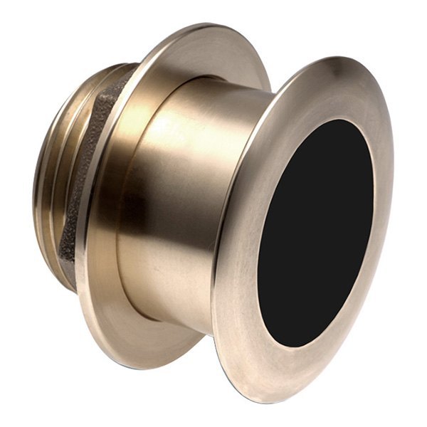 Raymarine® - Tilted Element™ B164 Bronze Flush Thru-hull Mount Transducer w/o Cable