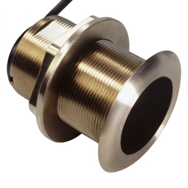 Raymarine® - Tilted Element™ B60 Bare Wire Bronze Flush Thru-hull Mount Transducer with 33' Cable
